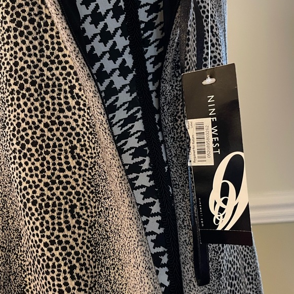 Designer NINE WEST “Snake Skin” Look Sheath Dress - Picture 6 of 11